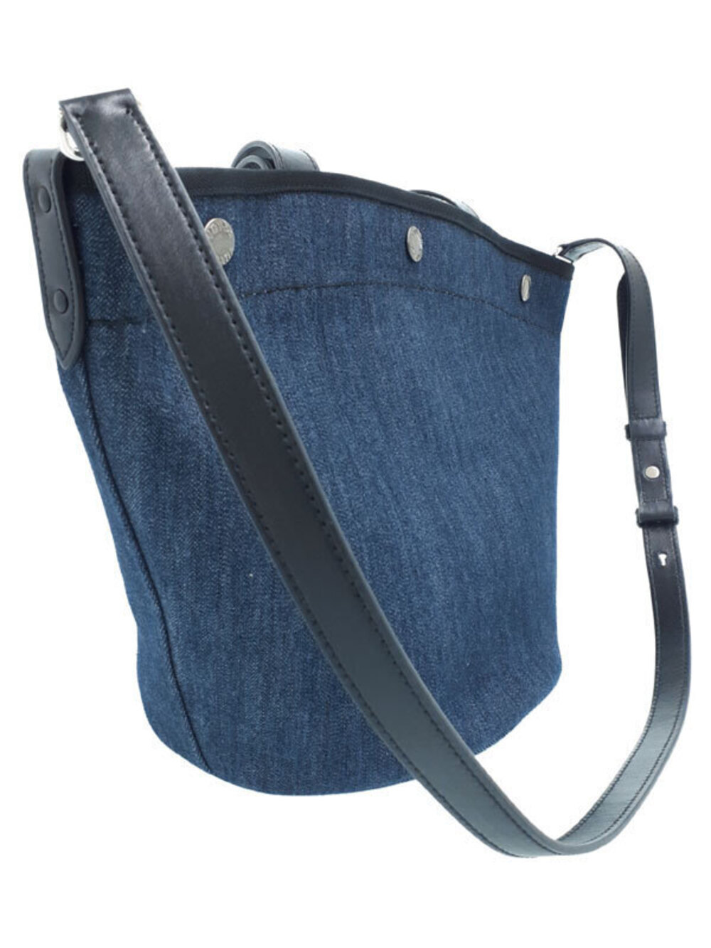 Prada Leather Tote Bag Denim
